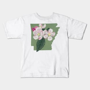 Arkansas Apple Blossom Kids T-Shirt